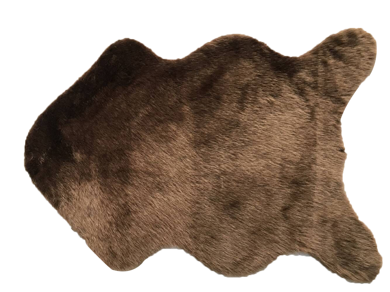 Faux fåreskind stol betræk siddepude blød sofa tæppe pude behåret pendulmåtte ensfarvet hud pels fluffy tæpper soveværelse tæppe: Brun
