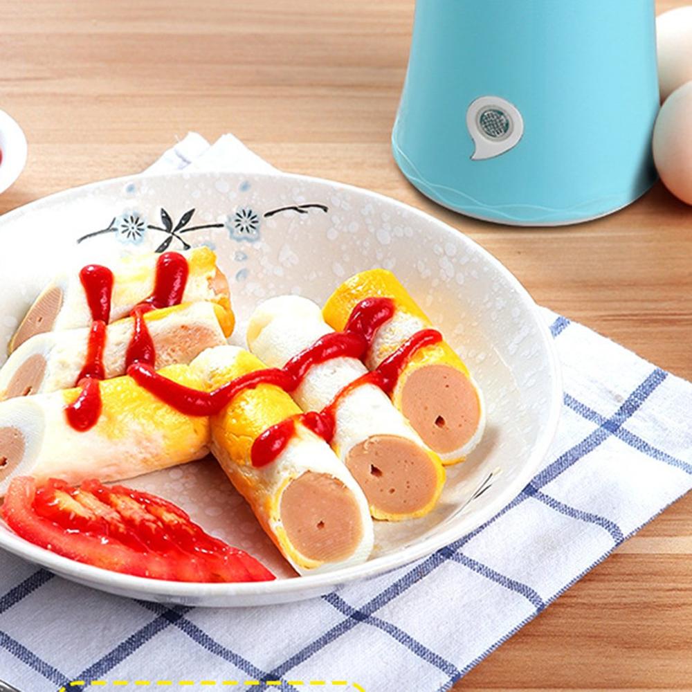 Household Electric Automatic rising double Egg Roll Maker Cooking Tool Egg Cup Omelette Master Sausage Machine