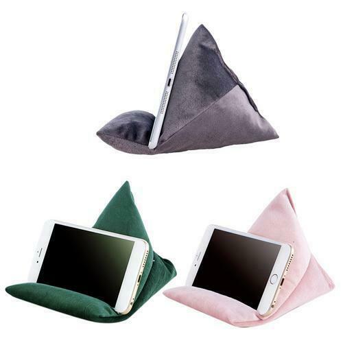 Zachte Driehoek Kussen Stand Tablet Telefoon Houder Ipad Tablet Telefoon E-Readers