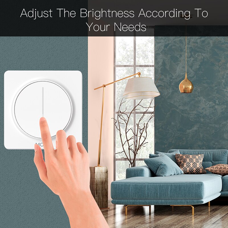 WiFi Smart Touch Light Dimmer Switch Touch Timer Brightness Memory Smart Life/Tuya APP Remote Control Work With Alexa Google