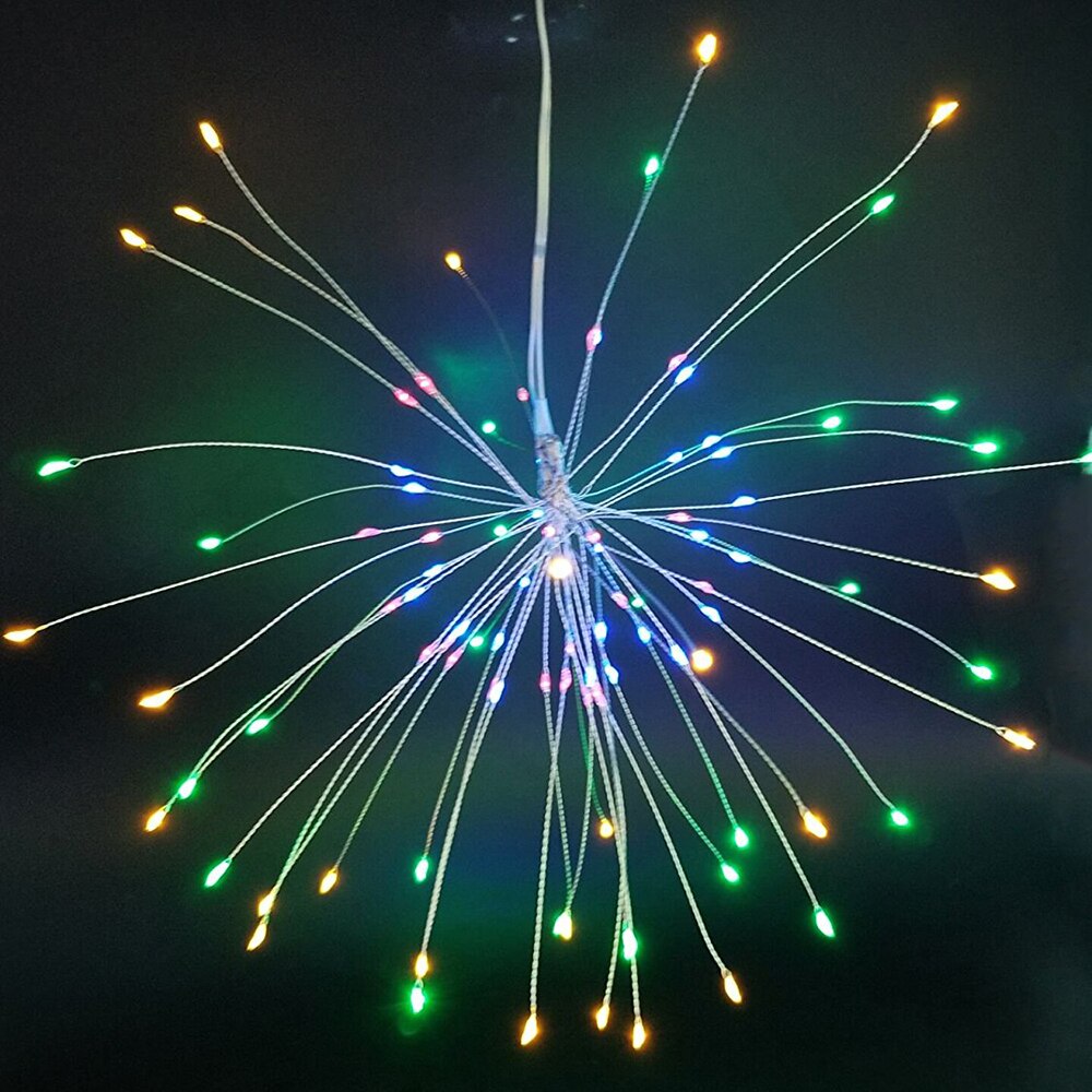 Fogos De Artifício De Controle Remoto à prova d' água LEVOU Luz De Fadas LEVOU Luzes Da Corda Luz Da Corda LEVOU Luz Do Feriado Do Natal Do Partido Decoração de Casa