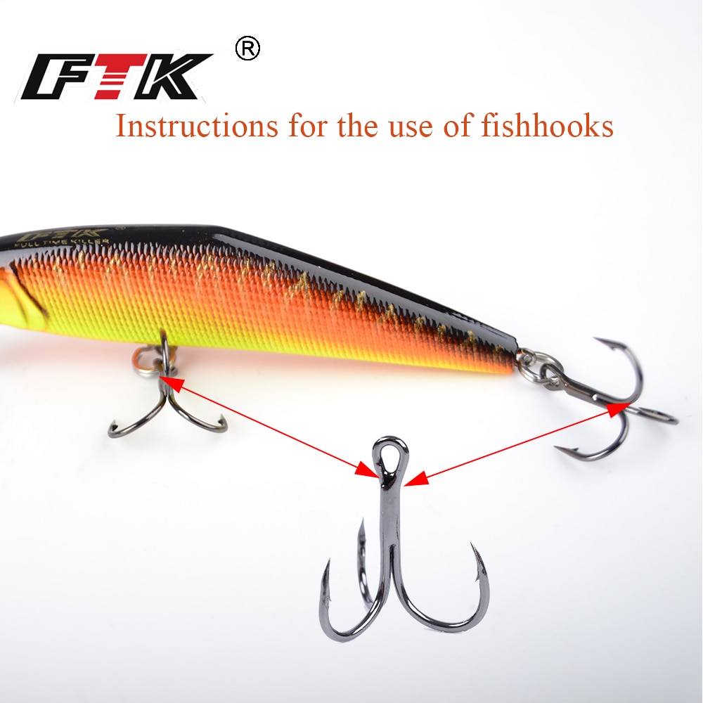 FTK Vishaak Baitholder Wobblers Gig Vliegbindset Dreg Bass Lokken Houder Set Zoutwater Naald Minnow 15 pcs/20 pcs