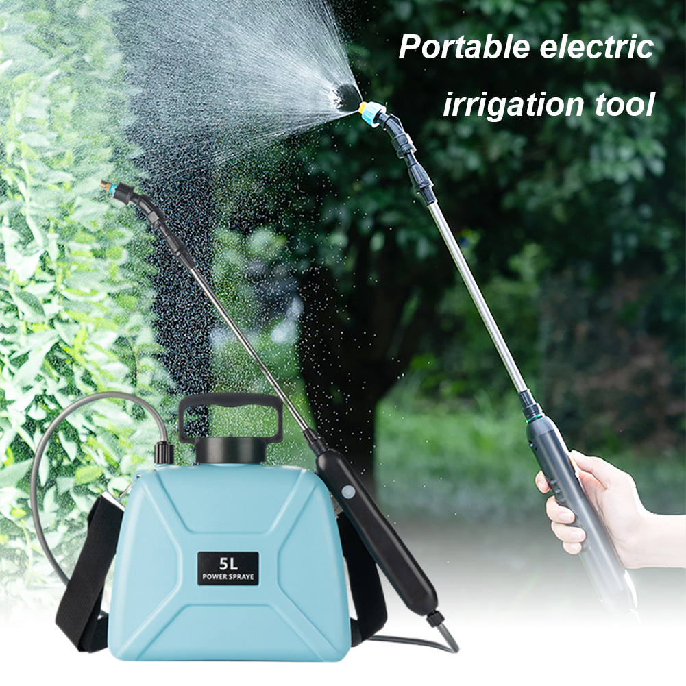 5/8L Gärten Elektrische Spritzgerät Garten Spritzgerät Schulter Automatische Garten Pflanze Spritzgerät Zerstäubung Bewässerung Blumen Bewässerung Zu