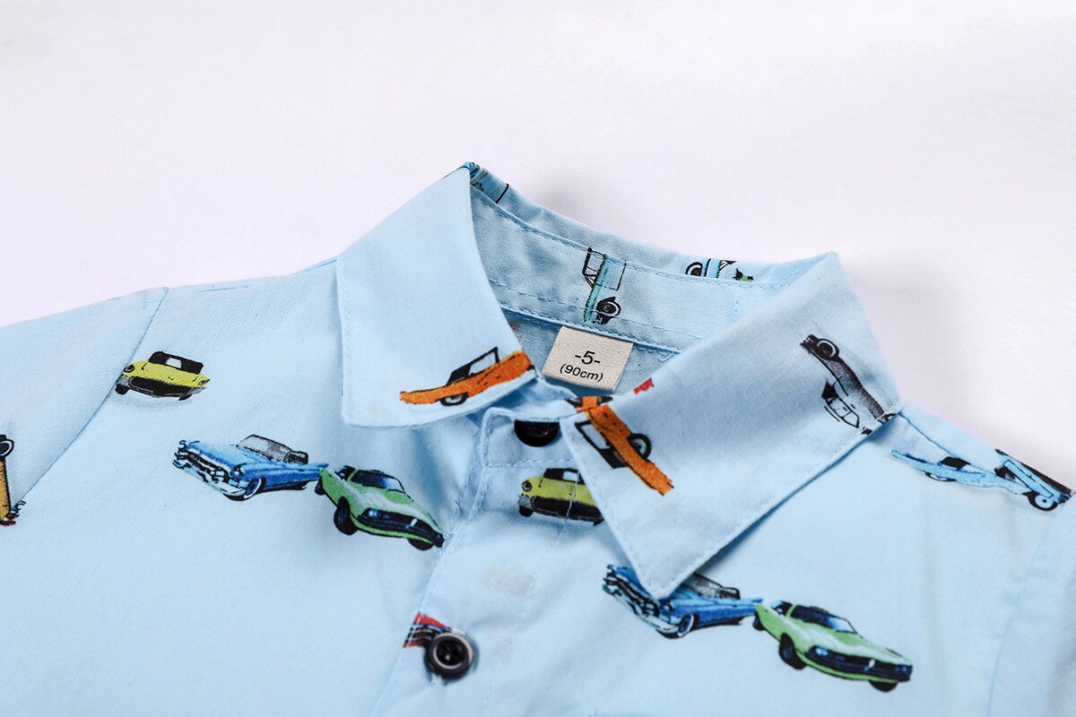 Chemise à Graffiti d'été pour enfants, vêtements pour mère et bébé, chemise blanche, à la ,