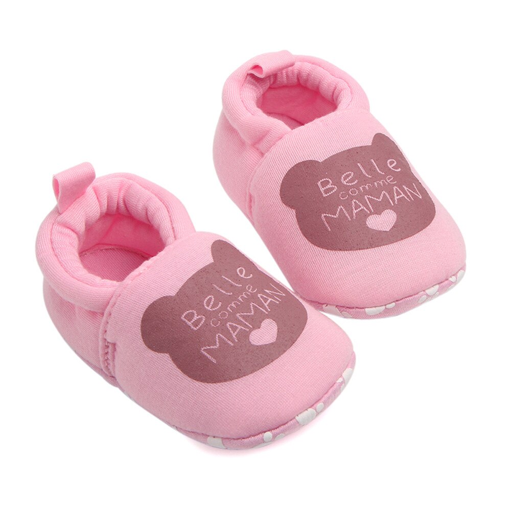 Telotuny Mooie Peuter Eerste Wandelaars Baby Schoenen Ronde Neus Flats Zachte Slippers Schoenen Jongens Meisjes Peuter Soft Sole Anti- slip