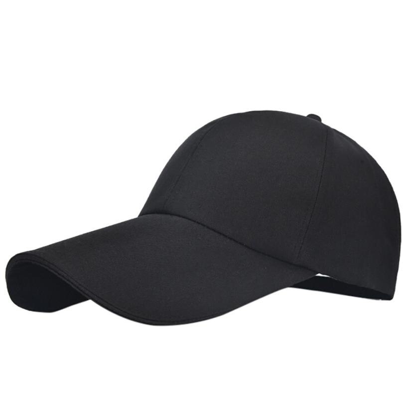 Tennis Caps Verkoop Outdoor Vrouwen Mannen Verstelbare Effen Eenvoudige Mesh Baseball Tennis Cap 0816: Black