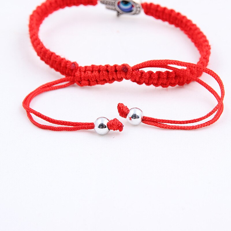 handgefertigt Geflochtenen Seil Glück rot Schnur Armbinde Bösen blick Charme Armbänder für Frauen Bringen Sie Glück Ruhige Religiöse Schmuck