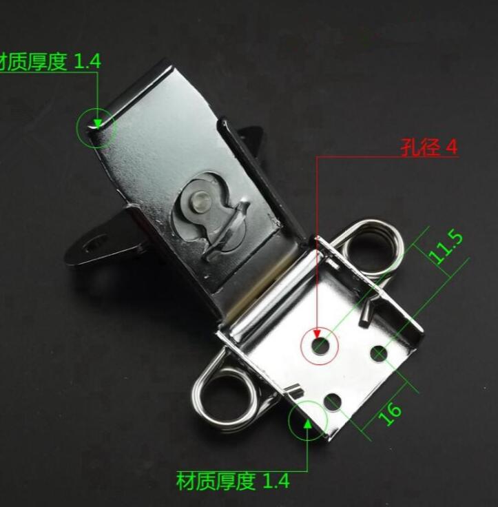 Butterfly Lock Buckle Metal Nose Lock Air Tool Wooden Box Rotating Locks Hardware Kit Accessories