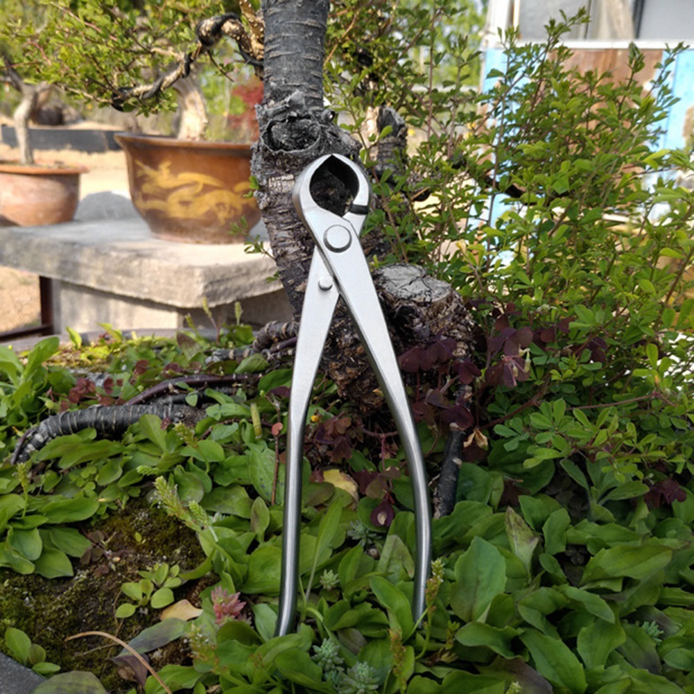 Gartens chere 180mm Edelstahl Knopf Cutter Kugel Scher schere Landschaft Modellierung Garten Bonsai Werkzeuge