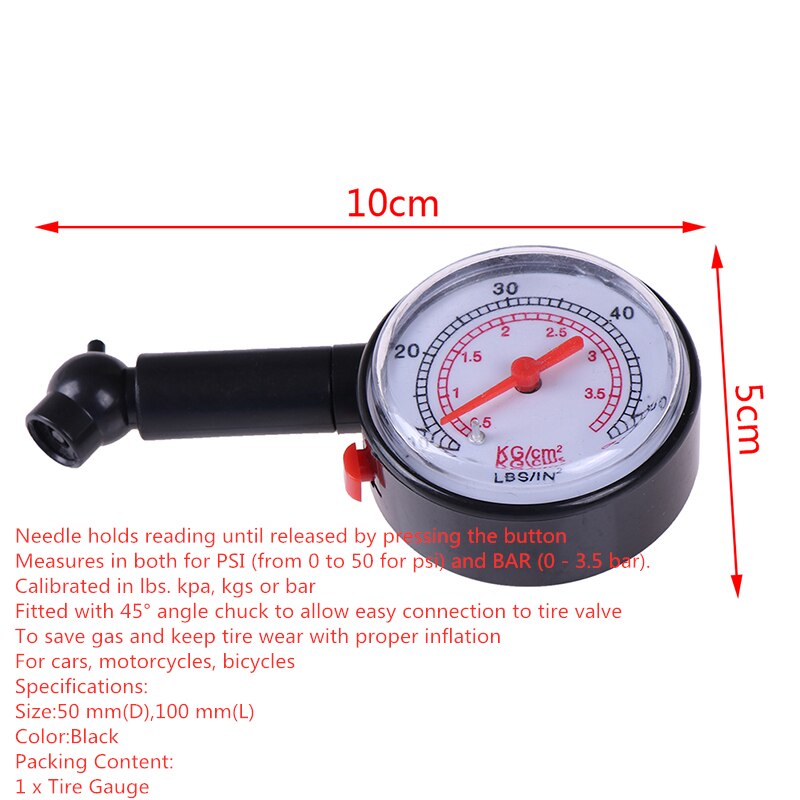 TG101 LCD Barometri tester di Alta Precisione per auto camion digitale macchina camion Pneumatico della gomma aria pressione misura metro Manometro: 1pezzi