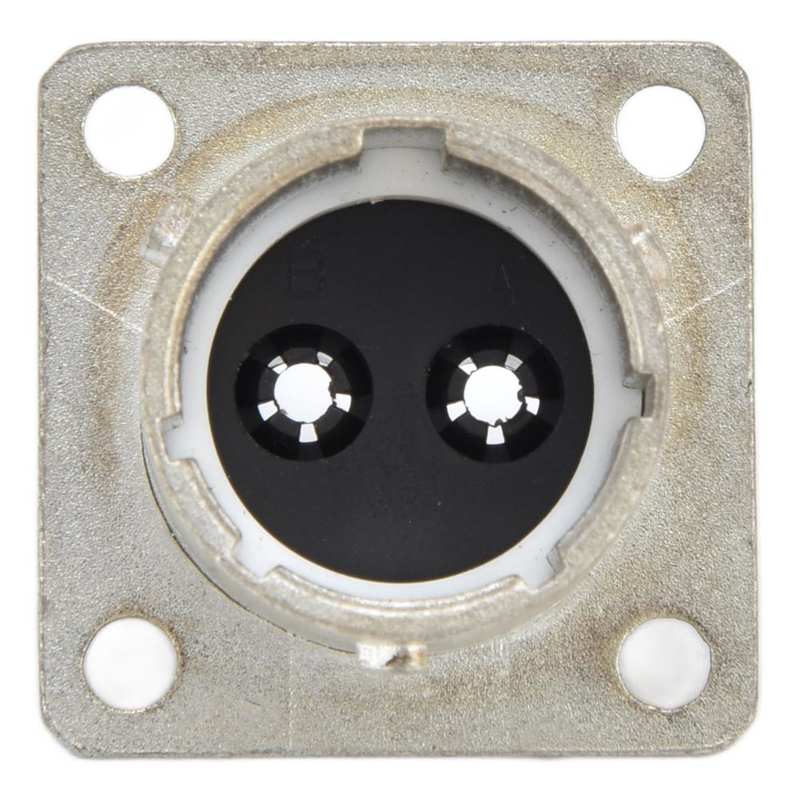 Power Connector 2 Pin Socket EMI Shielding with Contact Parts for Electrical Connections