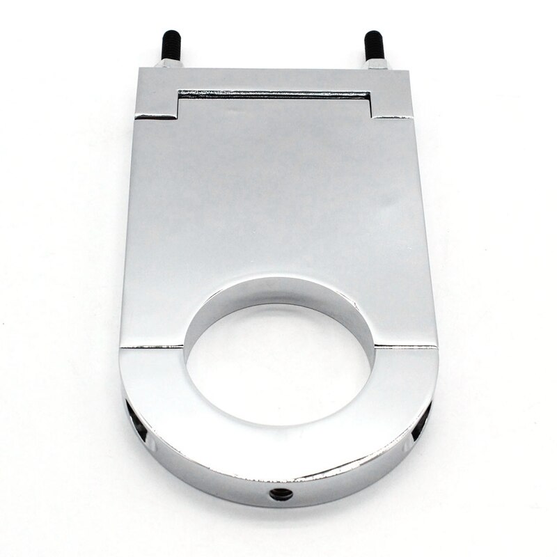 Chrome Steering Column Floor Mount Replacement For 2 Inch Columns - View #5