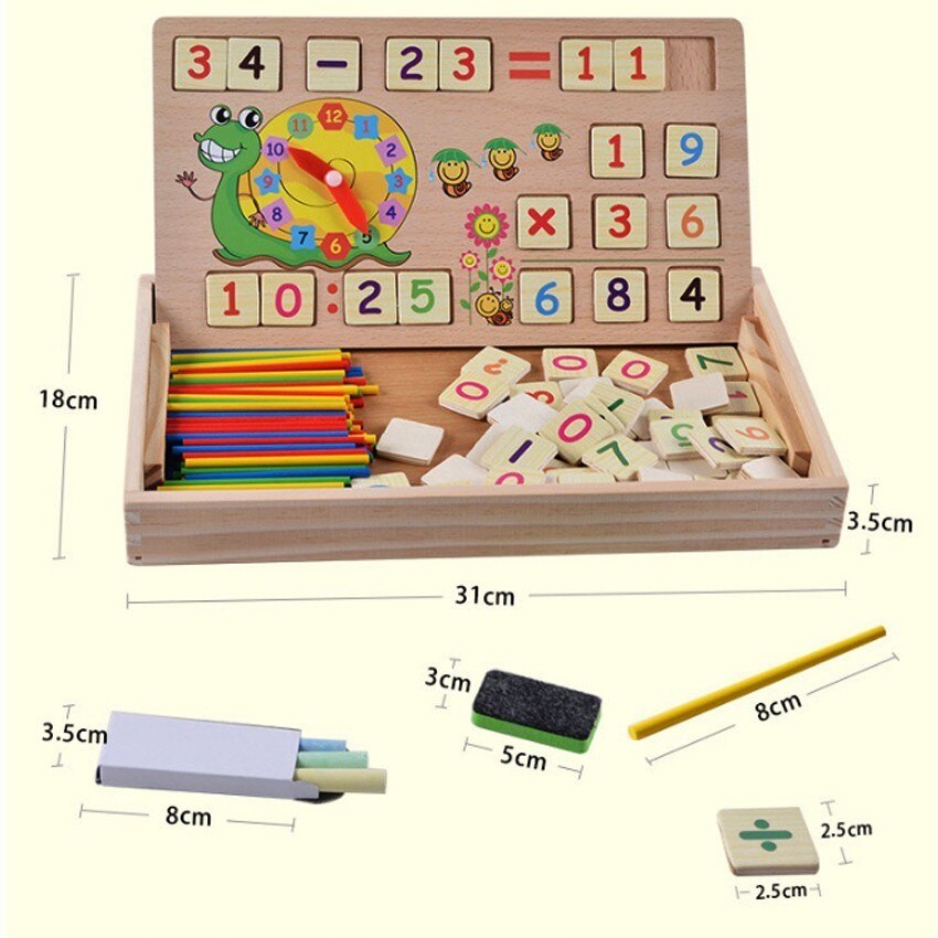 Multifunctional Digital Computing Children Mathematics Early Education Toys 3 -4 -5 -6 Years Old Mathematical Educational Toys