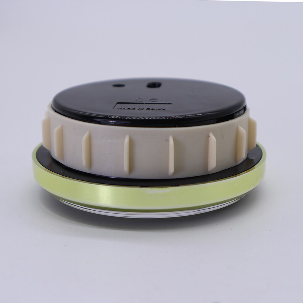 Clock Insert Quartz Movement Round 2.76 Inch (70 mm) Miniature Clock Fit Up Gold Face Gold Tone Bezel Arabic Numerals