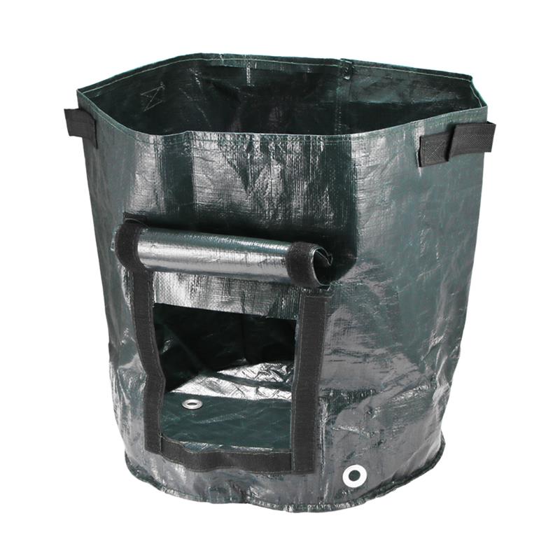 4 Stck PE Tasche Kartoffel Anbau Pflanzen gewebte Stoff Taschen Garten Töpfe Pflanzer Gemüse Pflanzung Wachsen Taschen Hause Garten Werkzeug
