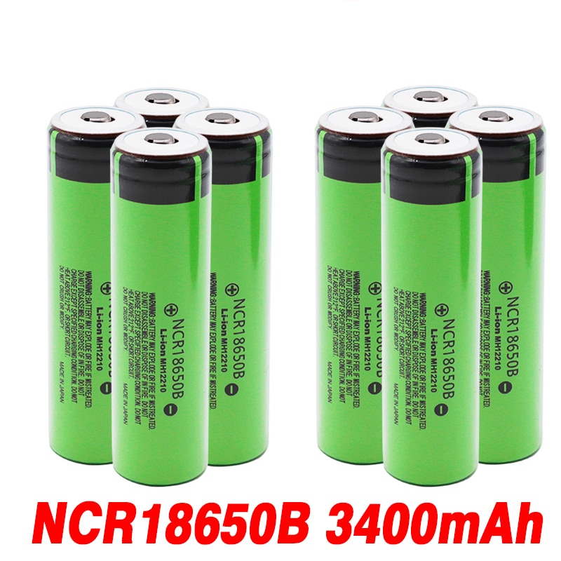 100% 18650 Batterij 3400 Mah 3.7 V Lithium Batterij Voor NCR18650B 3400 Mah Geschikt Voor Zaklamp Voor Batterij Wees