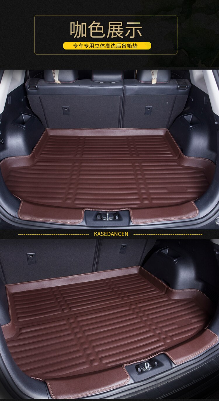 Voor Volkswagen Tiguan L Auto-Styling Auto Achter Boot Liner Kofferbak Cargo Mat Tray Floor Tapijt modder Pad Protector