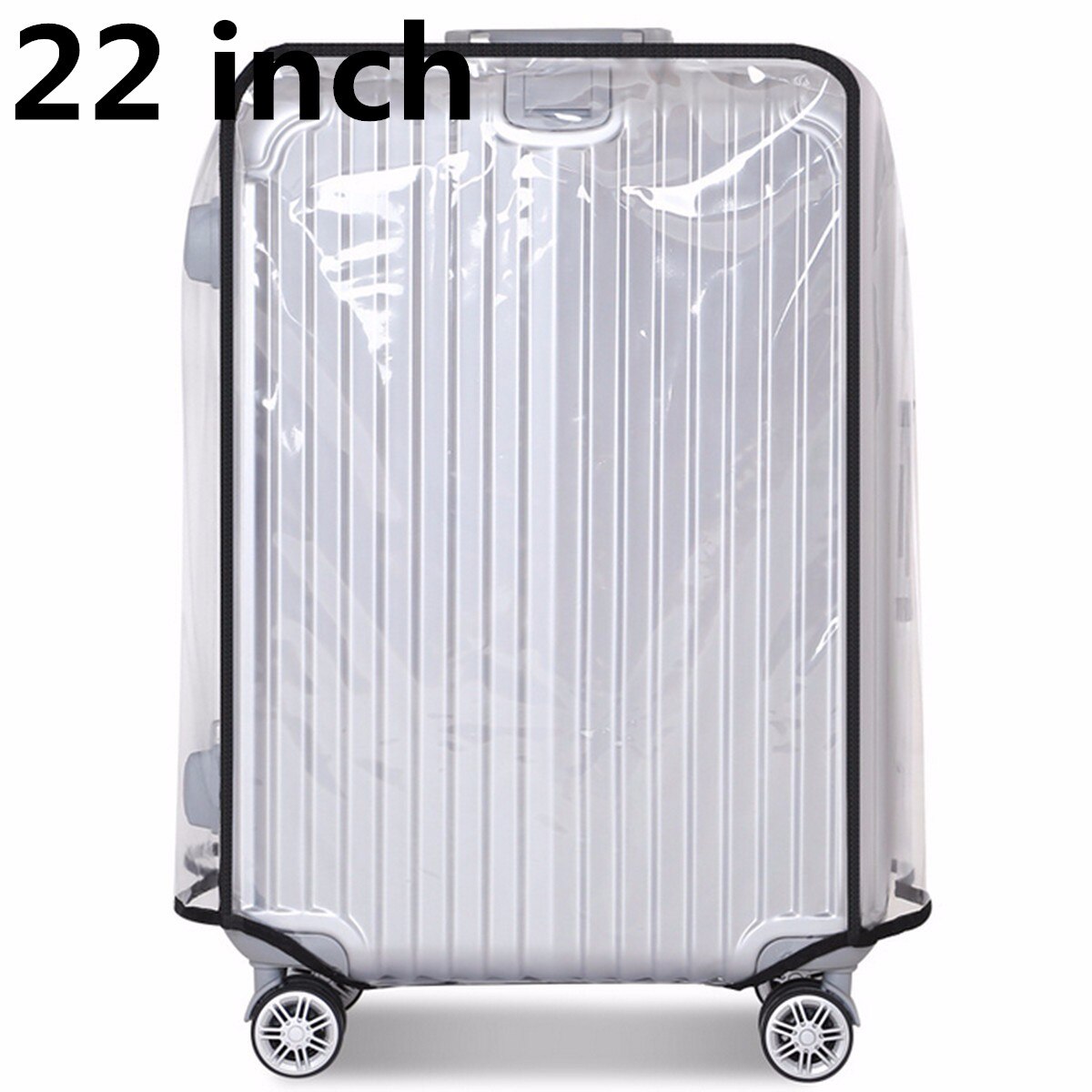 Gepäck Abdeckung Transparent PVC Trolley Koffer Abdeckung Schutzhülle Staubdicht Wasserdichte Gepäck Schutzhülle Reise Fall: 22
