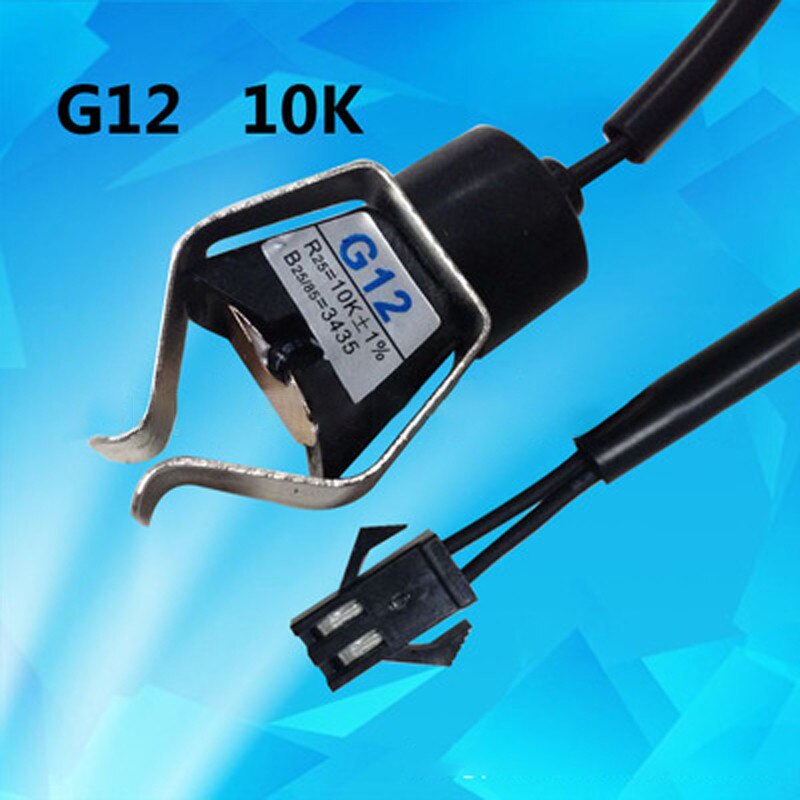 Wall-mounted tube clamp type NTC temperature sensor G18 tube temperature sensor head: 10K-G12