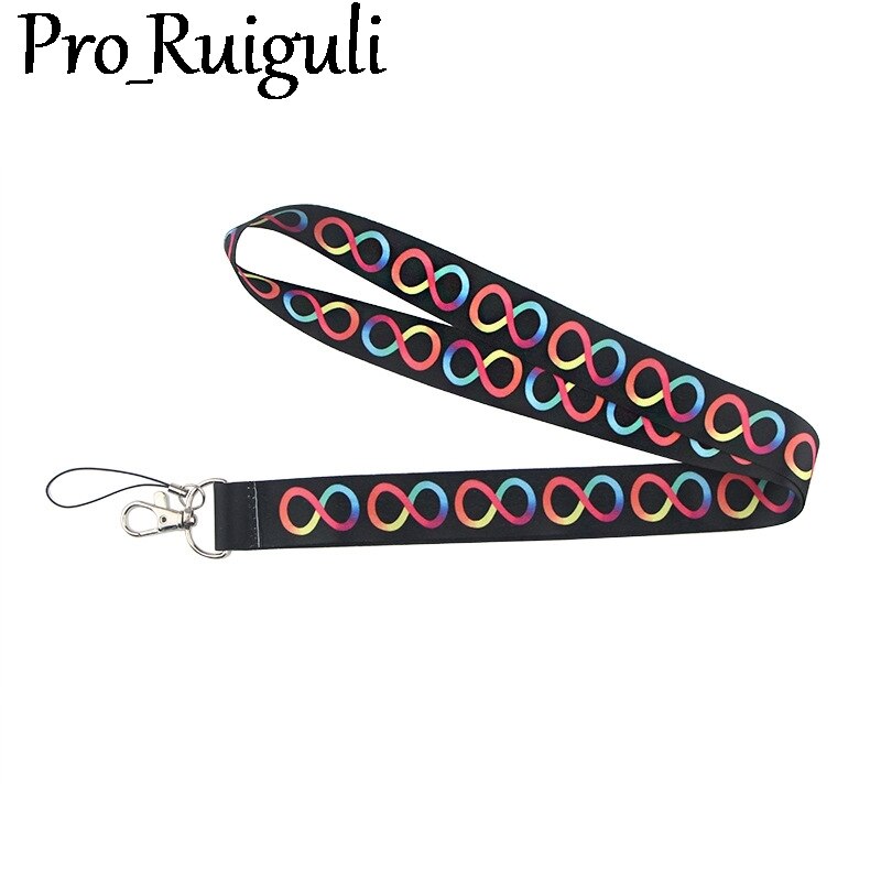 Neurodiversity Lanyard Voor Sleutels Telefoon Cool Neck Strap Lanyard Voor Camera Fluitje Id Badge Leuke Omboordsels Linten