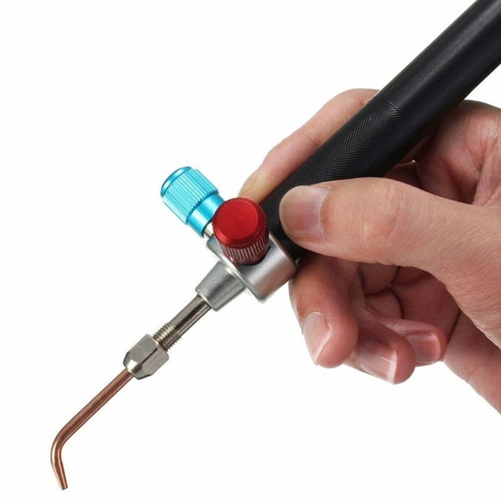 mini gassbrenner oksygen sveise loddepistol oksygen acetylen pistol til platina metall rustfritt stål sveise lodde verktøysett