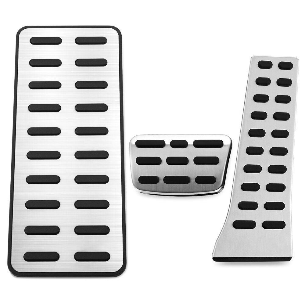 Car-styling Brake Accelerator clutch Pedal cover Case for Hyundai ix35 Sonata 8 Mistra i35 Santa Fe auto accessories: AT No Drill 3pcs