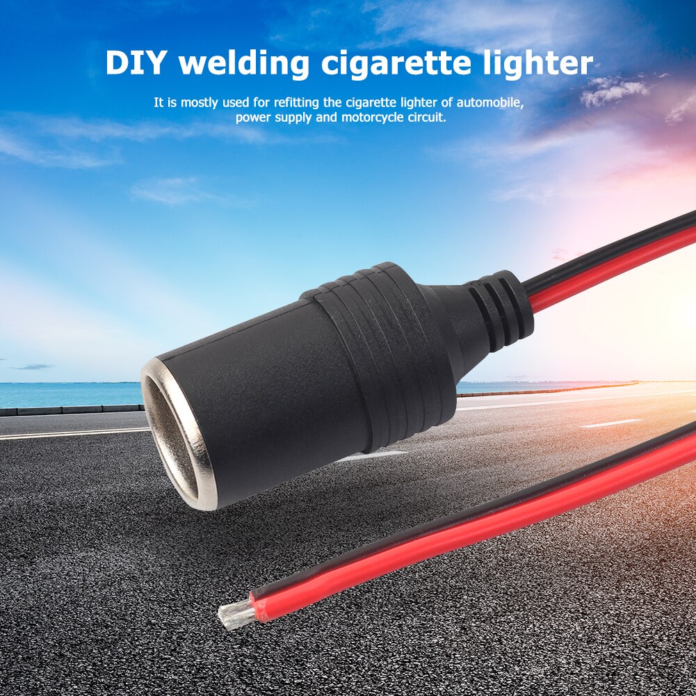 12V 10A Car Sigarettenaansteker Kabel Socket Vrouwelijke Connector Adapter