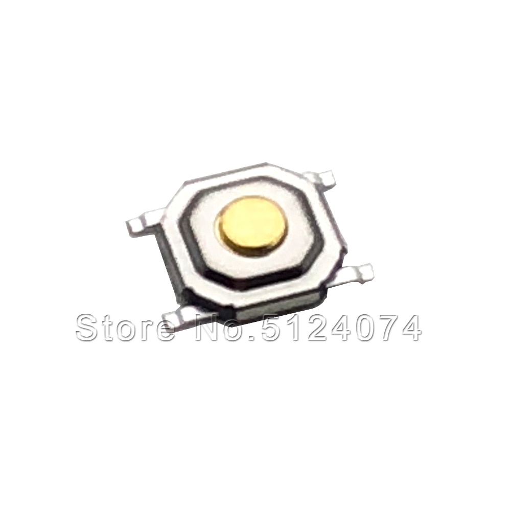 100pcs/lot 4*4*1.5 micro key switch 4X4X1.5MM 4pin copper head waterproof 5*5*1.5 LCD display