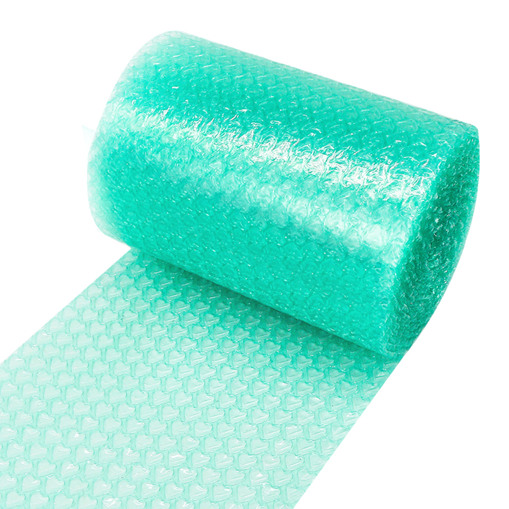 20cmx5 Meters Pink Blue Lovely Heart Shape Bubble Wrap Shockproof Package For Box Fragile Glass Goods Pack Party Decor: light green