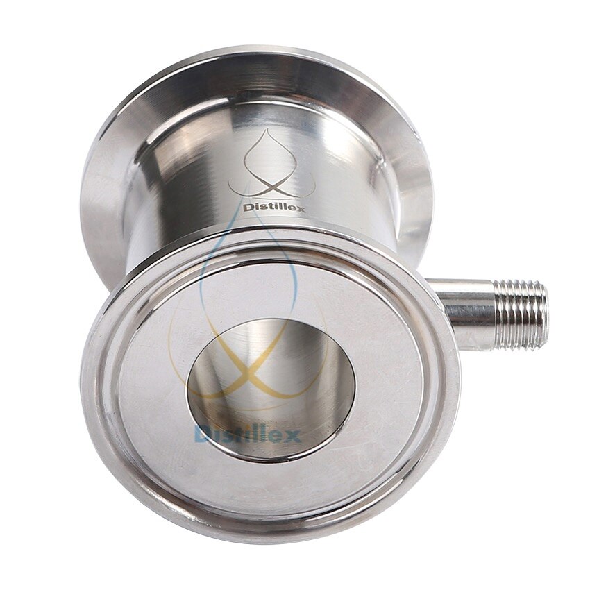 2 "OD64mm Rectificatie module, Reflux kolom, Destillatie, Sanitaire Staal 304