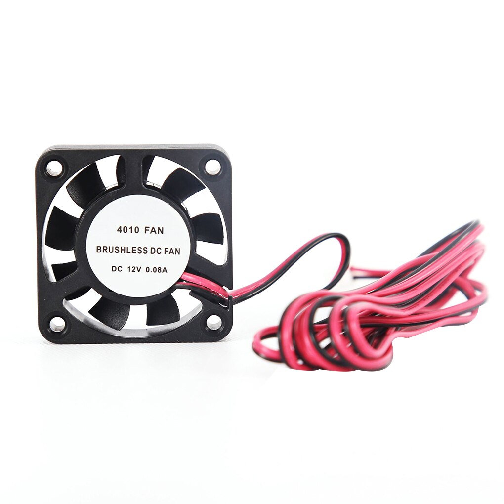 EZT3D 3D Printer Fan 4010 12v 24v Volt 40mm Turbine Fans Silent 2 Line Oil Bearing Part: for 12V