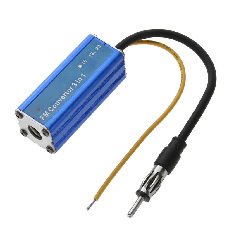 VODOOL 12V 3 in 1 Auto Frequenz Antenne Radio FM Band Expander Auto Auto Stereo Antenne FM Radio Band frequenz Konverter