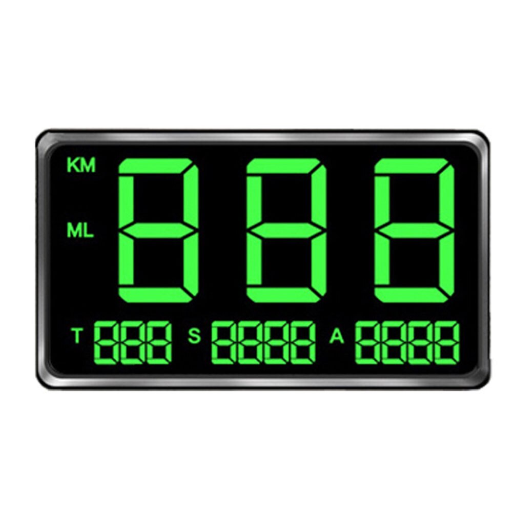 System Display Digital Car HUD Alarm Bike GPS Speedometer Universal Overspeed Warning Large Screen Electronics Motorcycles Truck