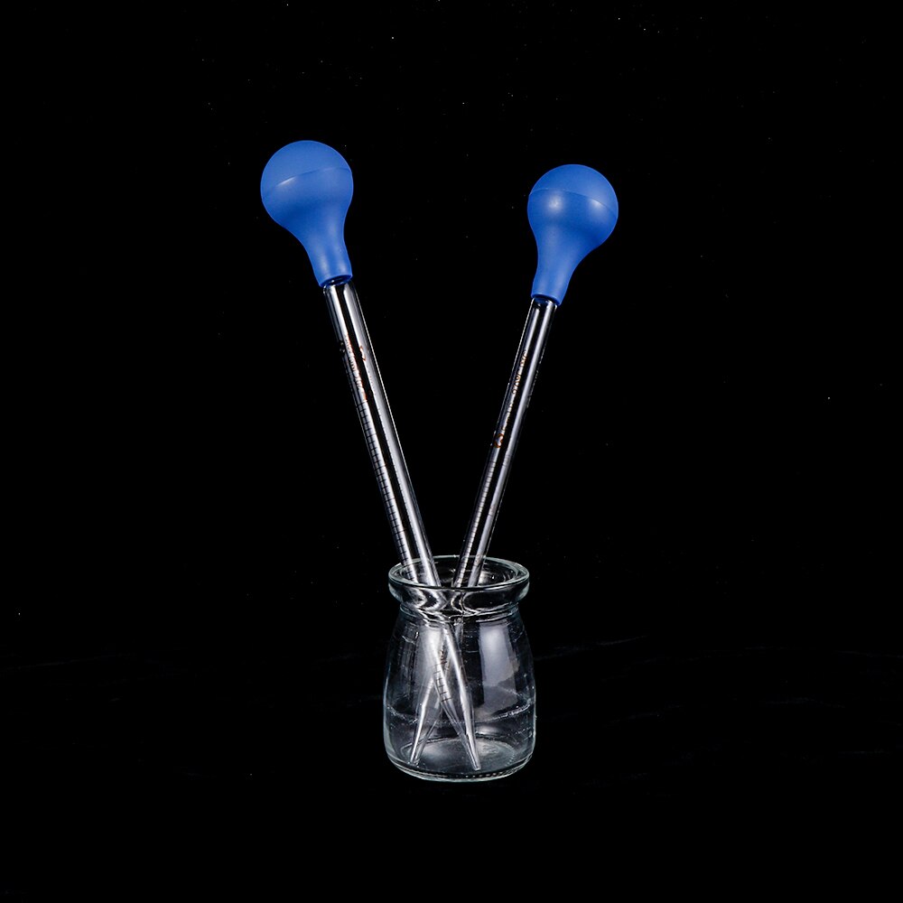 5/10ml Glass Dropper Useful Multi-function Rubber Head Graduated Pipettes Transparent Test Tubes Lab Scale Laboratory Supplies