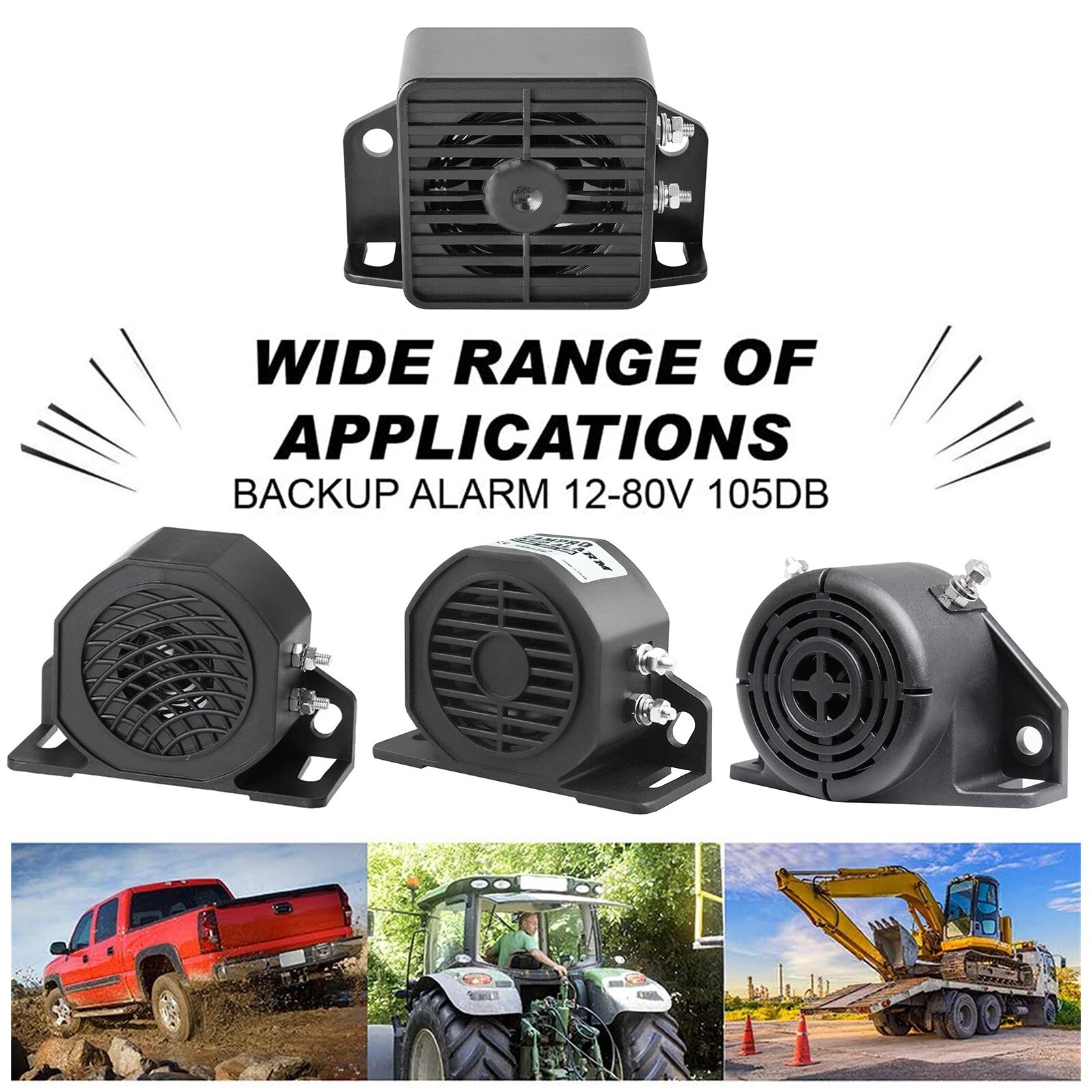Backup Siren Beeper Buzzer Sound Warning Alarm Car Truck Vehicle Horn For Vehicle Reversing Reminders