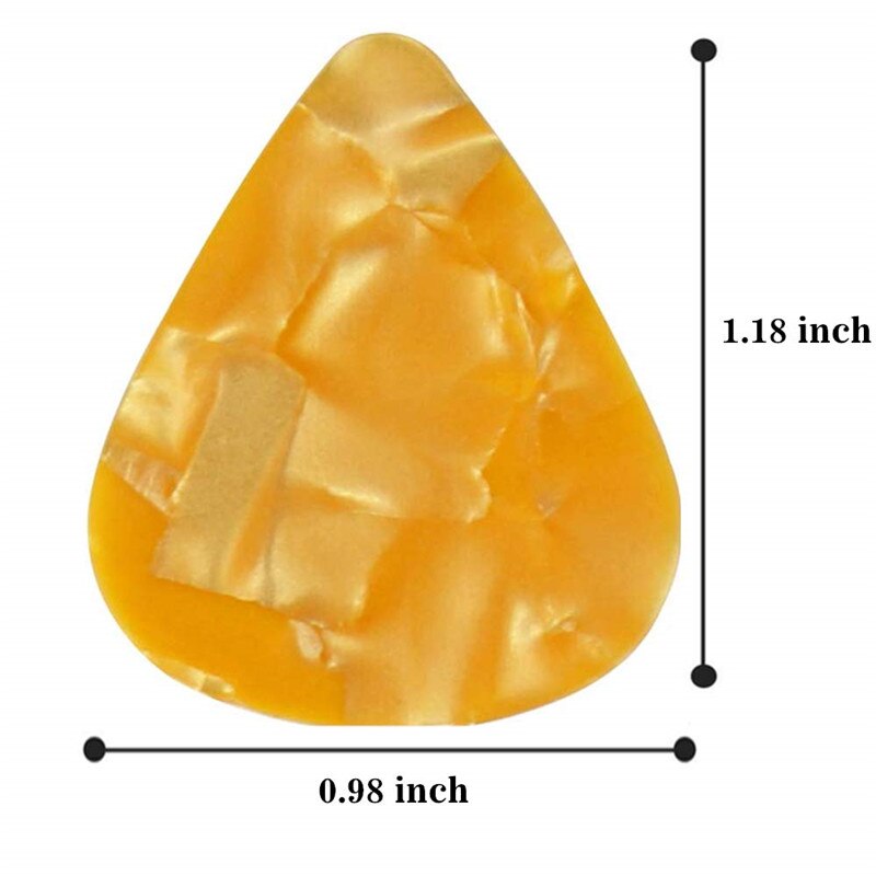 12 Pcs Akoestische Picks Plectrum Celluloid Elektrische Smooth Guitar Pick Accessoires 0.46Mm 0.71Mm 0.81Mm 0.96Mm