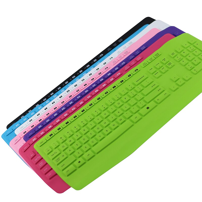 Espl Keyboard Cover For Logitech k345 MK345 keyboard protective film wireless keyboard cover soft silicone dustproof film