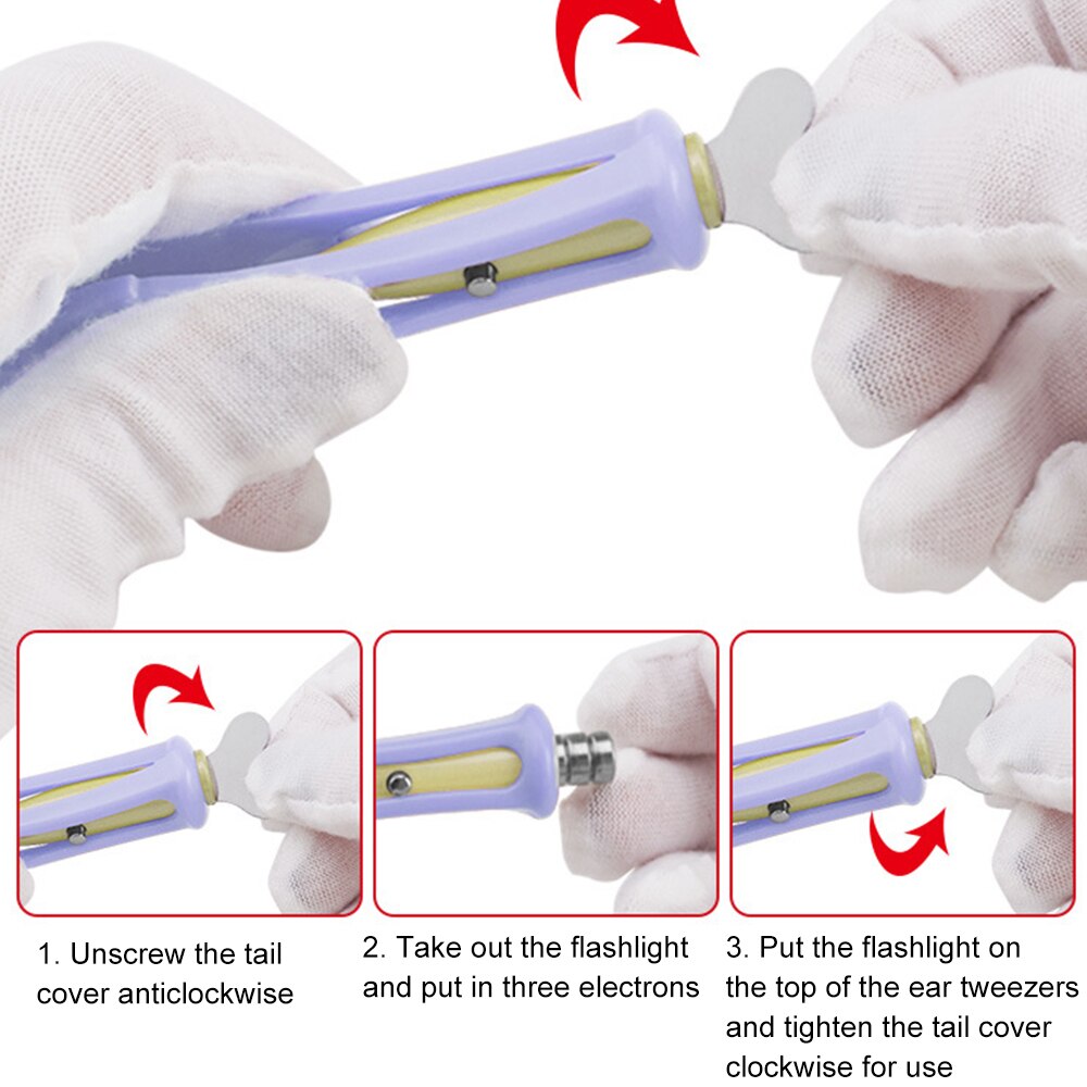 Oor Cleaninground-Head Baby Oor/Neus Navel Schoner Clip Tool Neus Picker