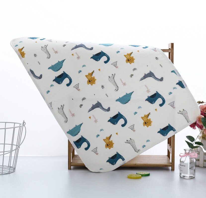 50*70CM couche-culotte matelas à langer imperméable à l'eau lavable literie matelas à langer -né couche-culotte feuille bébé matelas: Dinosaur 3