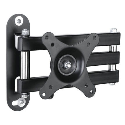 Full Rotating 10-27" LCD TV Wall Mount Retractable Monitor Holder Bracket VESA 75/100mm Max Loading 11kgs