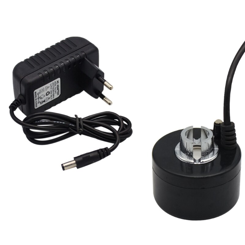 Aquarium Plastic Ultrasonic Mist Maker Fogger Water Fountain Pond Tank Atomizer Nebulizer Air Humidifier Decoration Without LED: EU