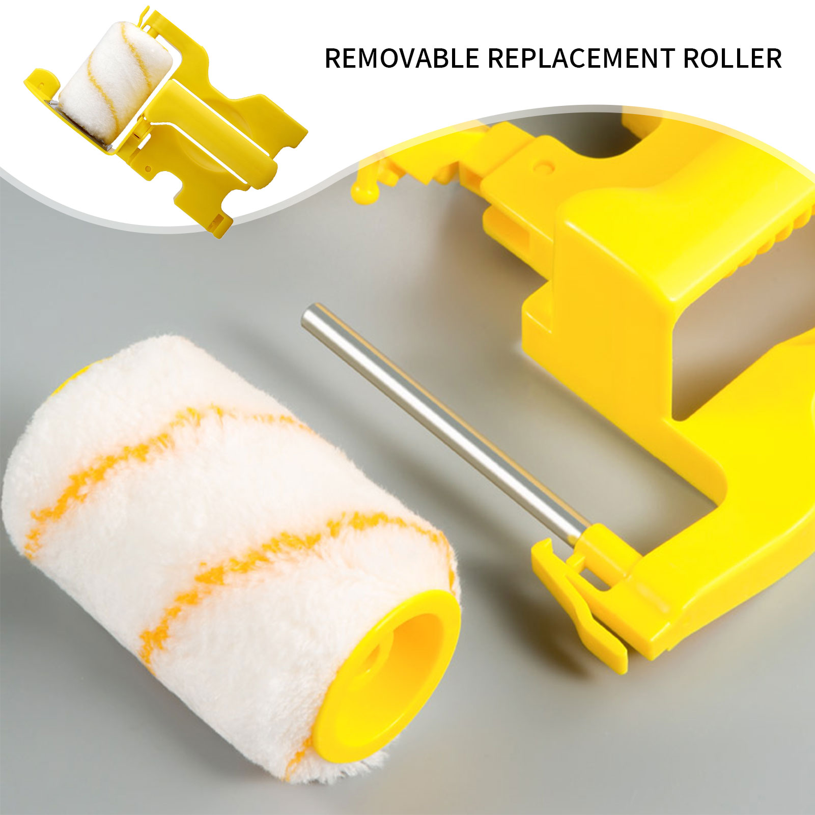 Wall Paint Corner Trimming Paint Roller Multifunctional Paint Tools Varnish Trimming Machine Door and Ceiling Paint Roller Tools