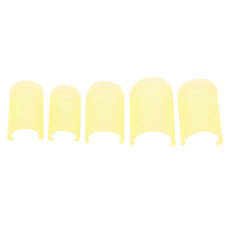 5Pcs Bamboe Fluit Membraan Protector Abs Traditionele Chinese Instrument Accessoires: YELLOW