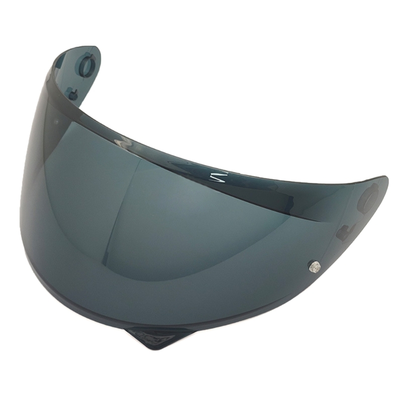 Visores cascos con visión angular, fácil instalación, lentes para cascos motocicleta, equipo para montar en simples: Negro