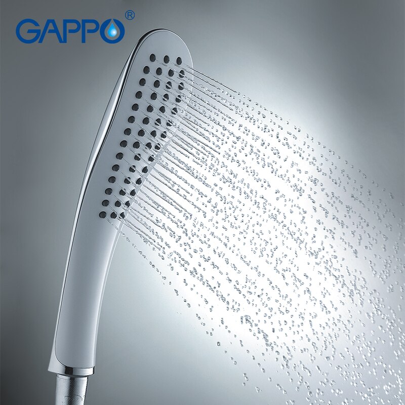 Gappo Badkamer handdouche bad douche douche massage regenval SPA handdouche Hoofd ABS chrome water besparen sauna mengkraan g01
