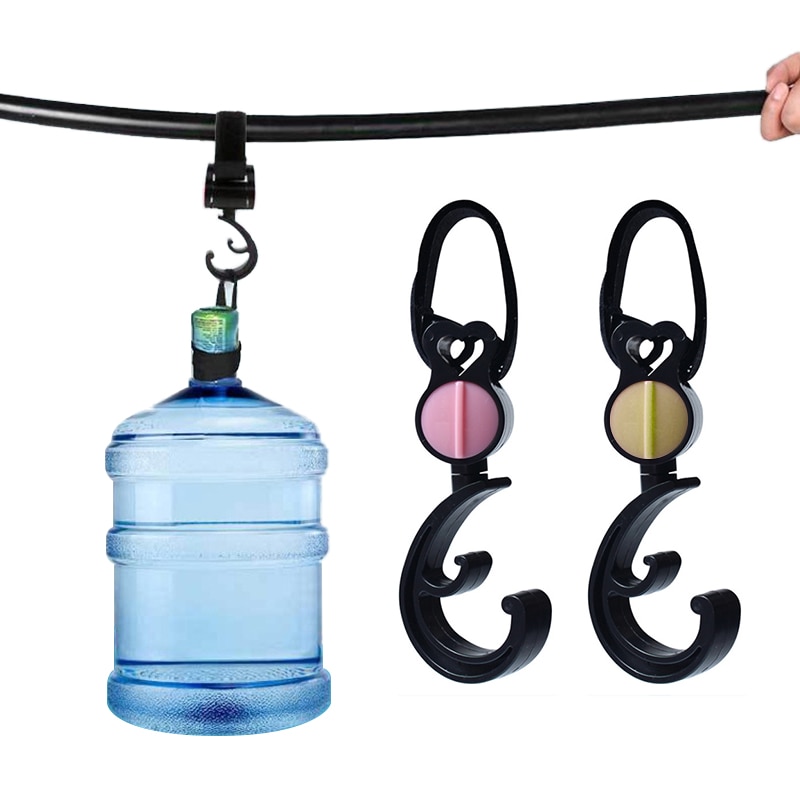 2 Pcs Baby Hanger Zak Wandelwagen Haken Baby Handige Verstelbare Kinderwagen Draaibaar 360 ° Winkelwagen Haak Accessoires