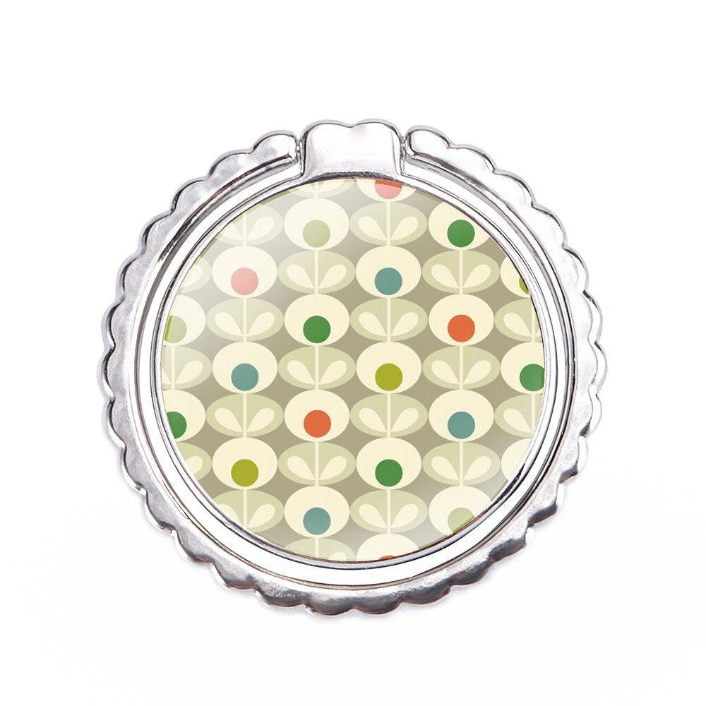 Orla Kiely Art Cell Phone Ring Holder Finger Ring Stand Kickstand Metal Grip Holder: images 3