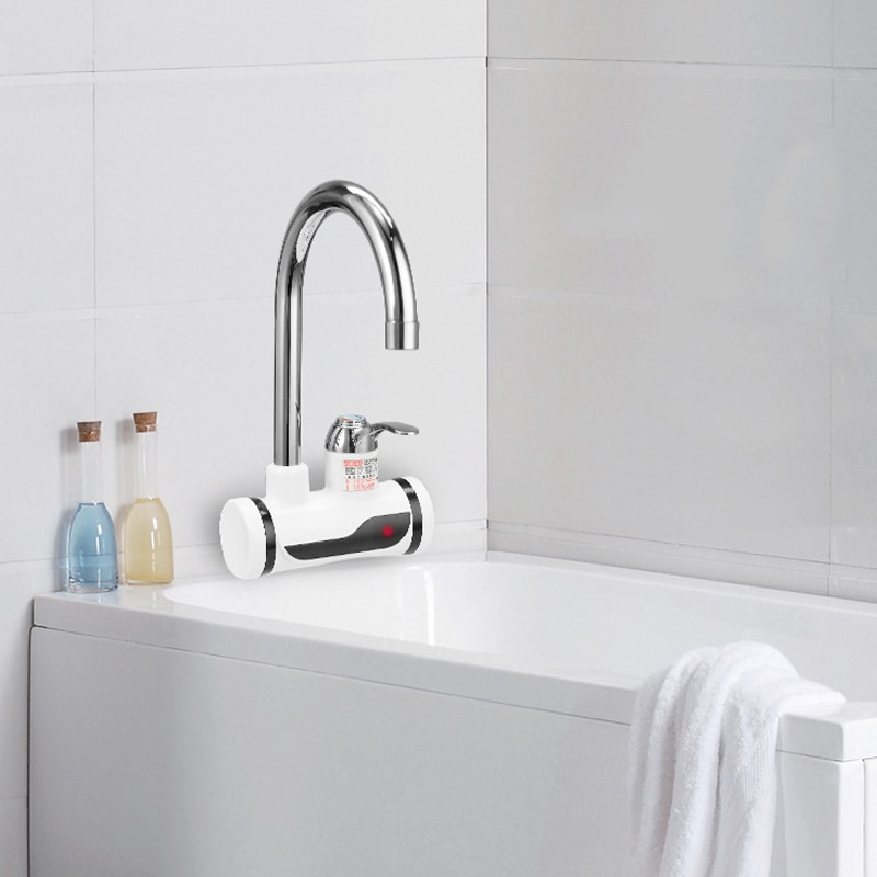 Dmwd Elektrische Onmiddellijke Douche Boiler Instant Water Kraan Keuken Elektrische Kraan Water Verwarming Momentane Heater 3000W