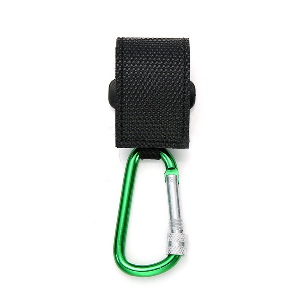 Karabiner Klettern Verschluss Clip Haken Aufhänger Baby Kinderwagen Kinderwagen Clip Haken Buggy Kinderwagen freundlicher Windel Tasche Aufhänger Sicher molle Träger: Grün