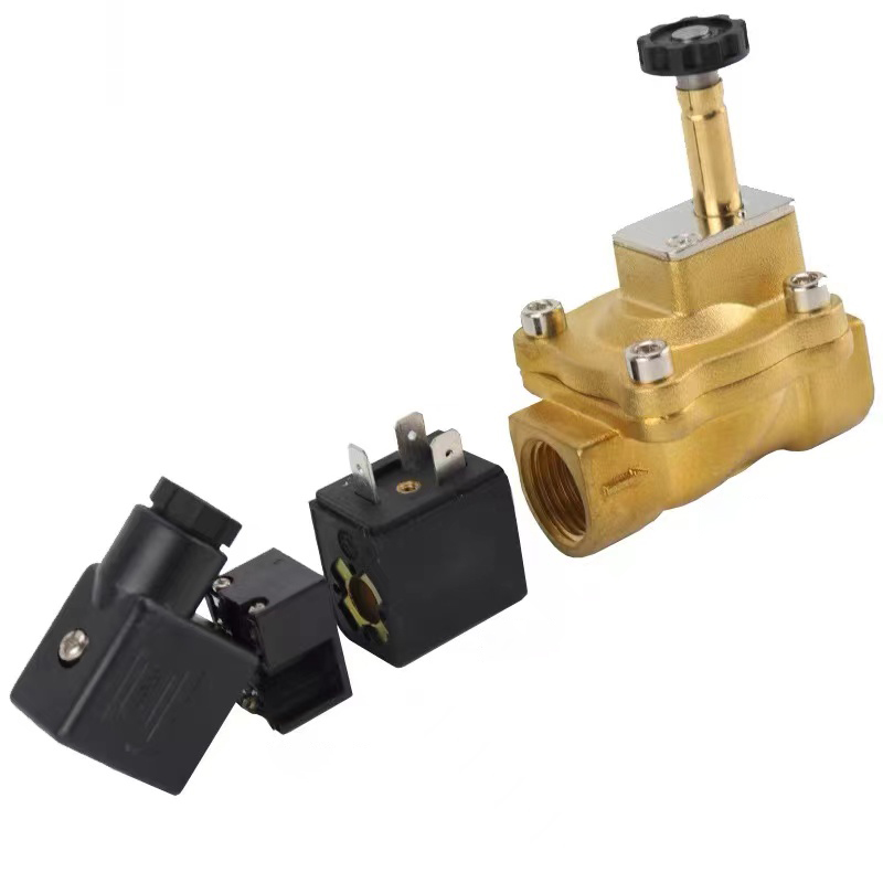 Electric Solenoid Gas Valve 1/4&quot; 3/8&quot; 1/2&quot; 3/4&quot; 1&quot; Normally Closed Pneumatic for Water Oil Air Glue Gas 12V 24V 220V 110V